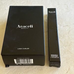 DUO SET BUNDLE Araceli Beauty Lash Curler (Black)+Araceli Mascara (Black) NIB’S